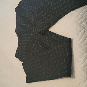 Worn 2 TimesPull On Black Checked Pants